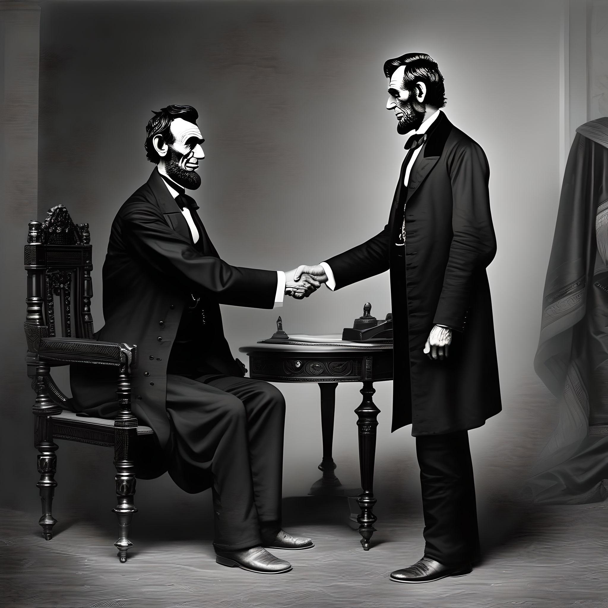 The Lincoln handshake